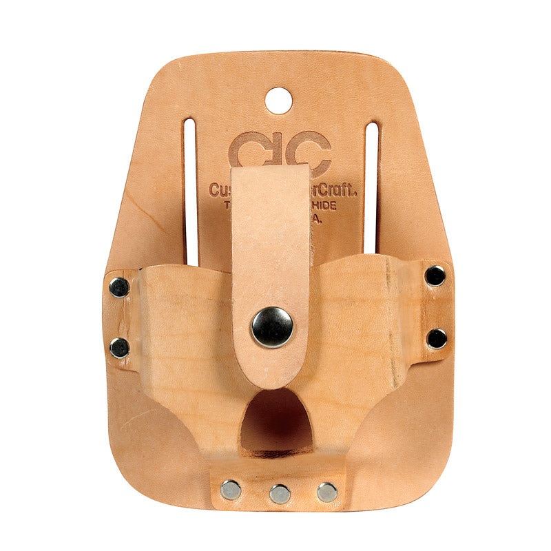 CLC 1 Tan Leather Tape Rule Holder 4.5 in. H x 3.5 in. L x 1.3 in. W