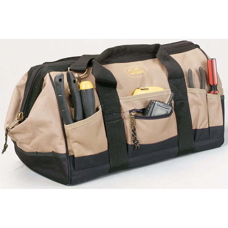 CLC Tote Bag 12 in. H x 18 in. L x 11 in. W 13 inside pockets 18 outside pockets