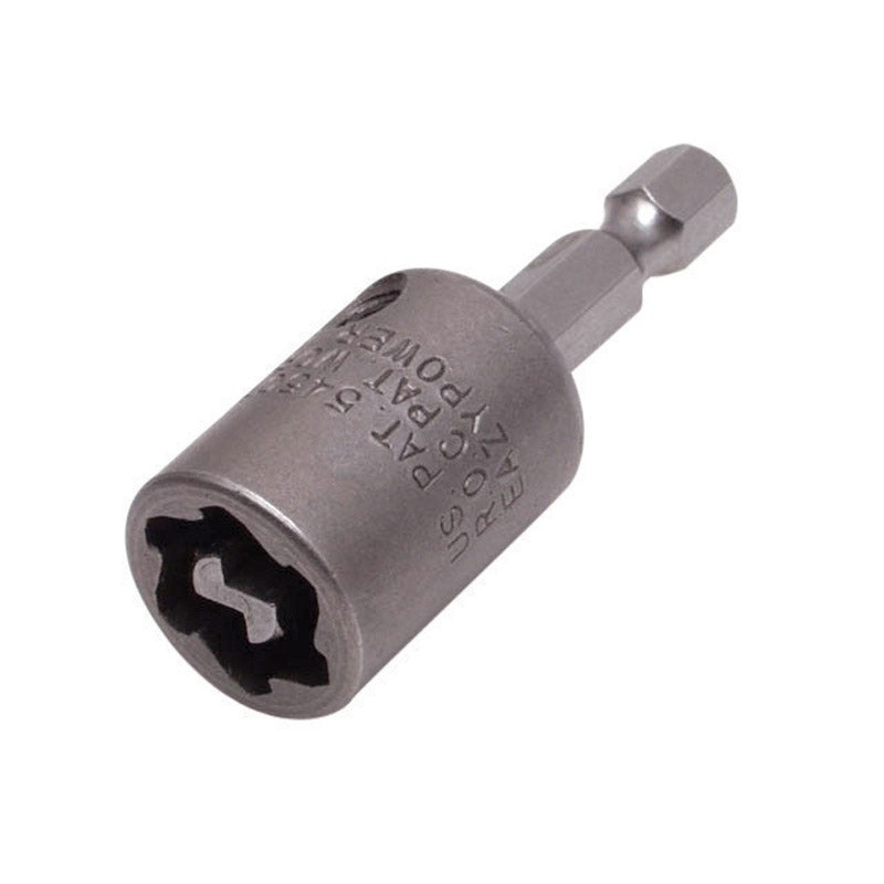 Eazypower Isomax #14 Screw Remover Screwdriver Bit Adapter 1/4 in. Dia. x 2 in. L 1 pc.