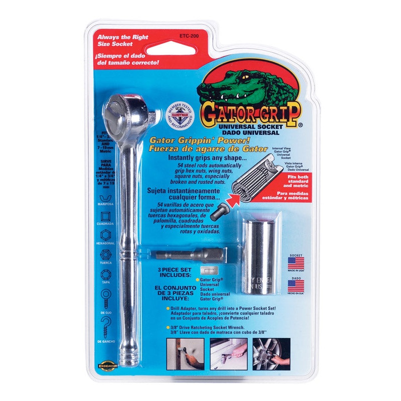 Gator Grip Steel 3/8 Sockets