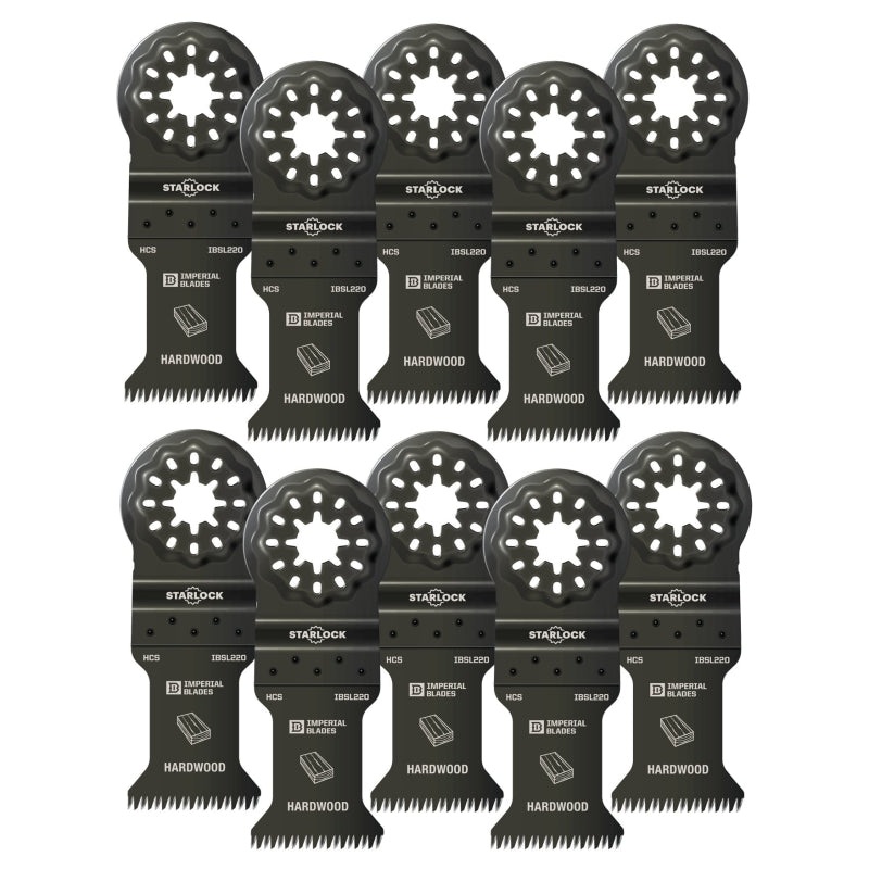 Imperial Blades Starlock IBSL200-10 Standard Blade, 18 TPI, HCS, 10/PK