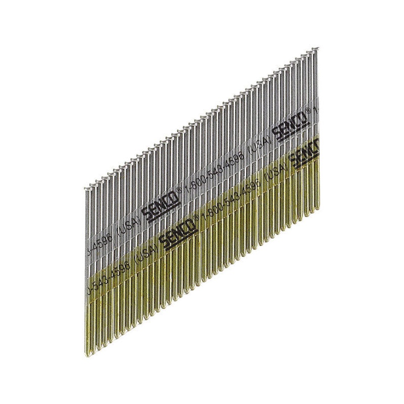 Senco 1-1/4 in. L 15 Ga. Bright Angled Finish Nails 4,000 box