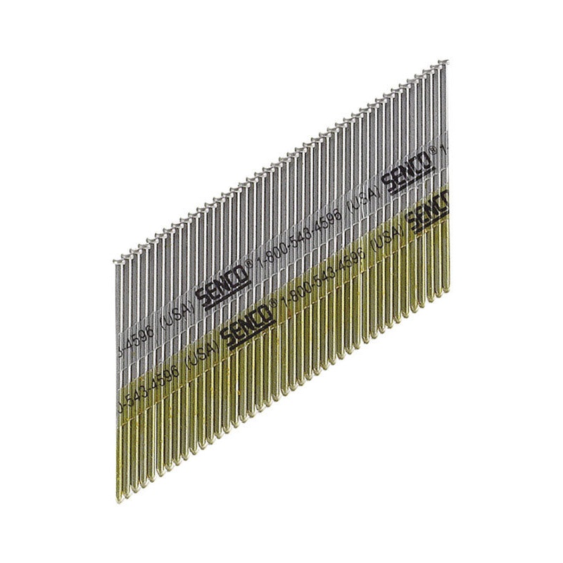 Senco 2-1/2 in. L 15 Ga. Bright Angled Finish Nails 3,000 box