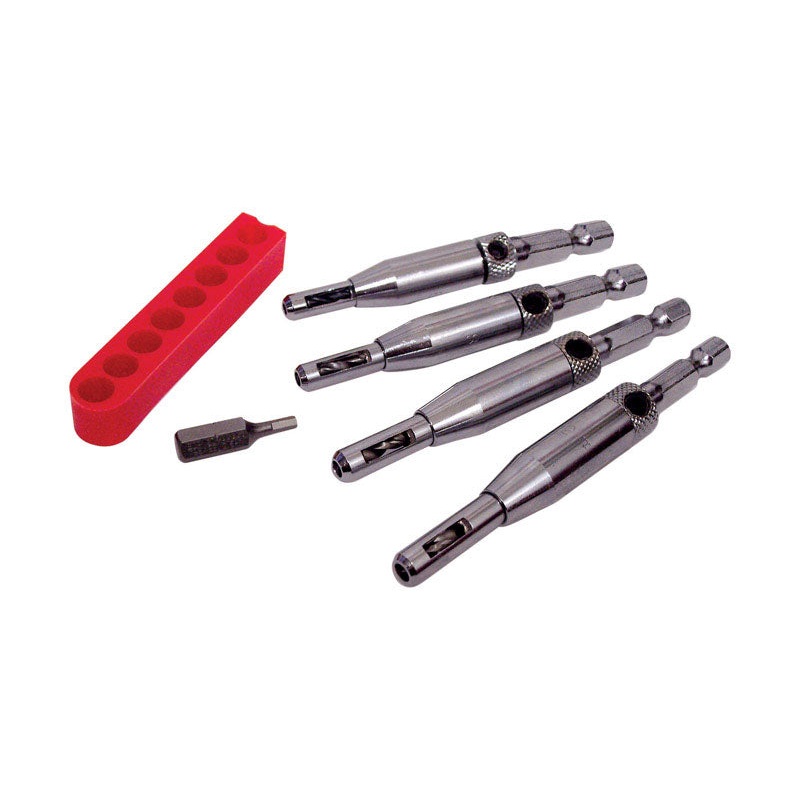 Eazypower EasyPower Steel Hex Multi Size Dia. Centering Drill Bits 5 pc.