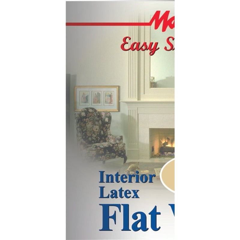 Majic Paints 8-1019-1 Interior Paint, Flat Sheen, Satinwood, 1 gal, Pail, 300 sq-ft Coverage Area, Pack of 4