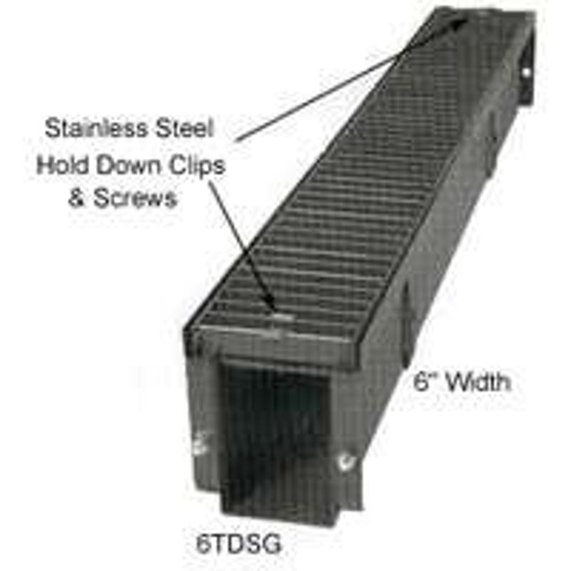 Marshall Stamping 6EPSWH Trench Drain End Plate, Steel