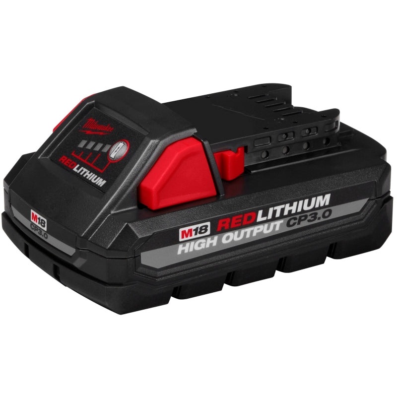 Milwaukee M18 REDLITHIUM HIGH OUTPUT 48-11-1835 Rechargeable Battery, 18 V Battery, 3 Ah