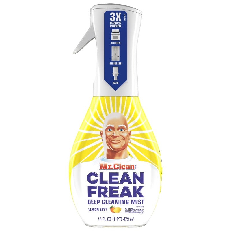 Mr Clean COLORmaxx 79129 Clean Freak Mist, 16 oz, Liquid, Lemon Zest, Colorless, Pack of 6