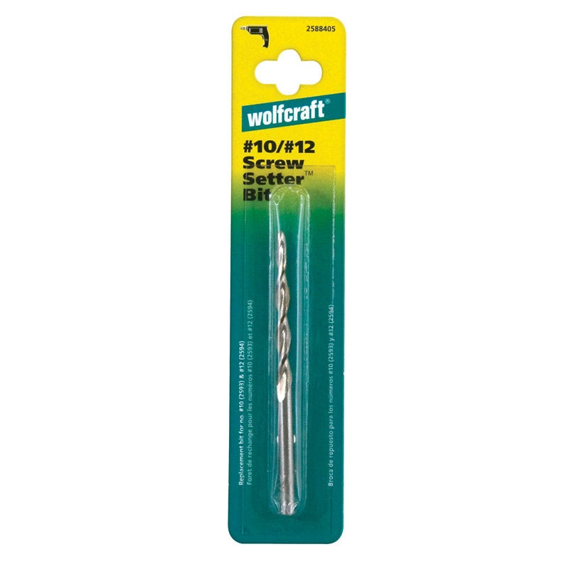 Wolfcraft Screw Setter Steel Hex #10 in. Dia. Drill Bit Set 1 pc.