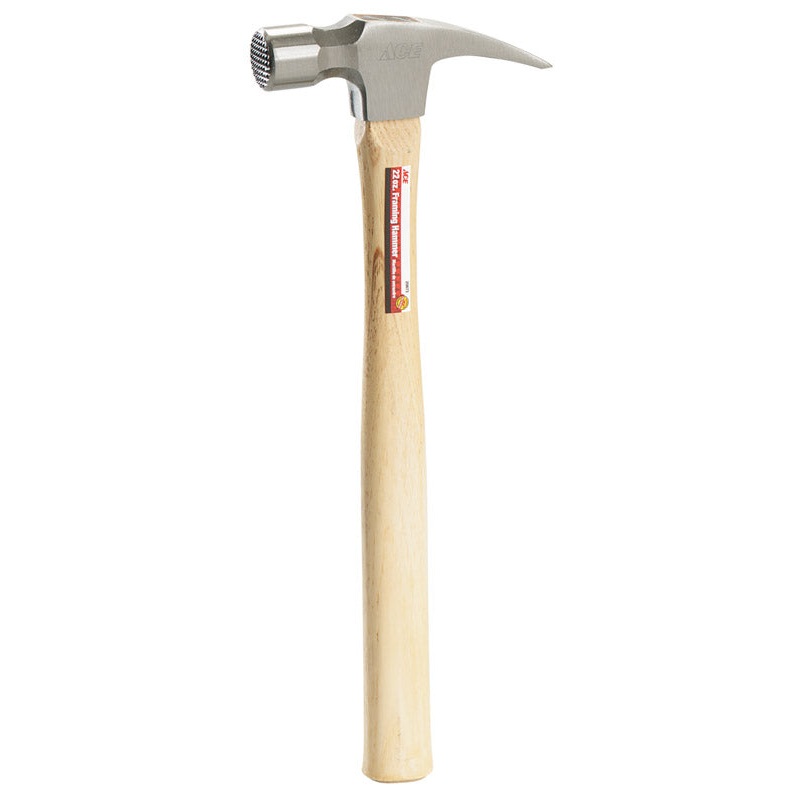 Ace 22 oz. Hickory Framing Hammer
