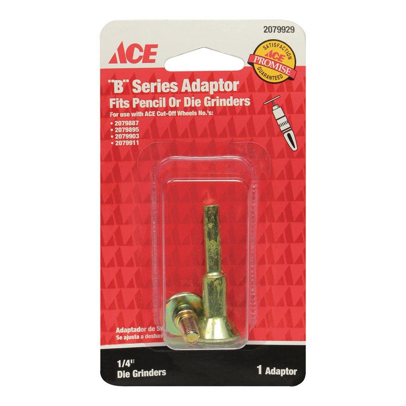 Ace For Allows cutoff blades to be attached and chucked into a die grinder 1/4 in. Dia. Die Grinder