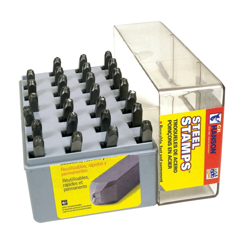 C.H. Hanson 1/8 in. Steel A-Z Letter Stamp Set