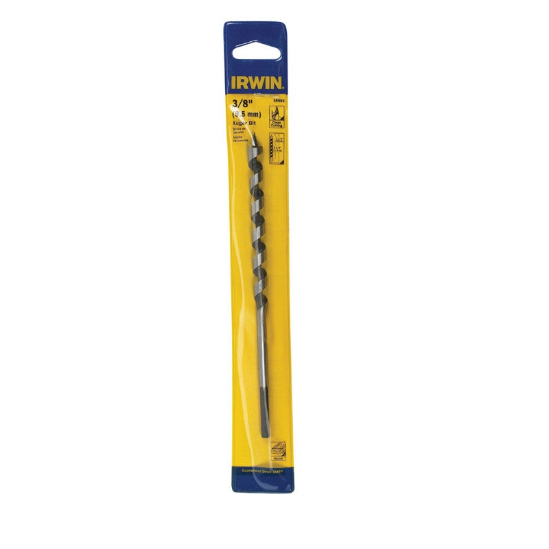 Irwin Carbon Steel Hex 3/8 in. Dia. x 7-1/2 in. L Auger Bit 1 pc.