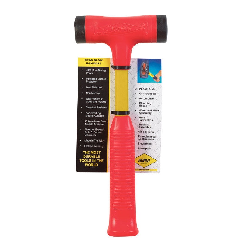 Nupla Strike Pro 16 oz. Fiberglass Deadblow Hammer