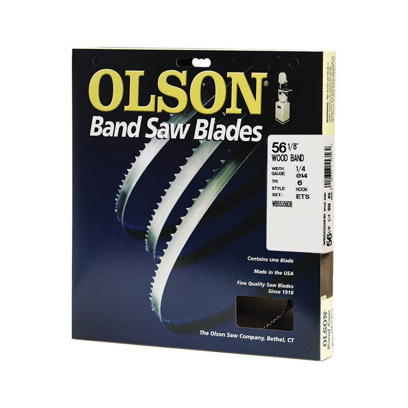 Olson 56.1 in. L x 0.3 in. W Carbon Steel Band Saw Blade