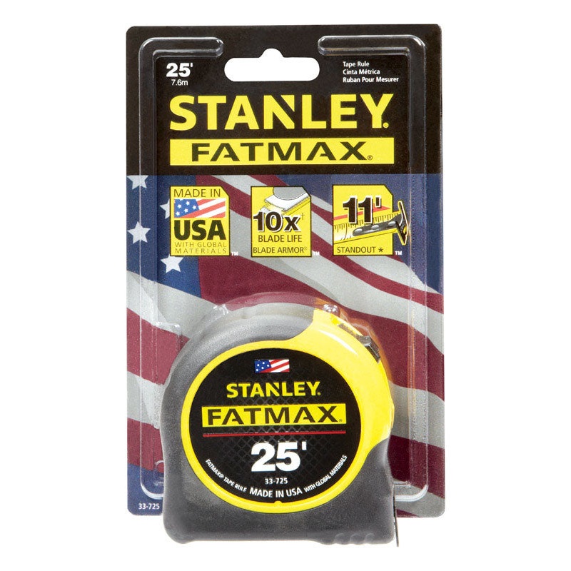 Stanley FatMax Tape Rule 1-1/4 in. W x 25 ft. L