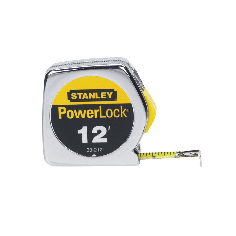 Stanley PowerLock Tape Measure 1/2 in. W x 12 ft. L
