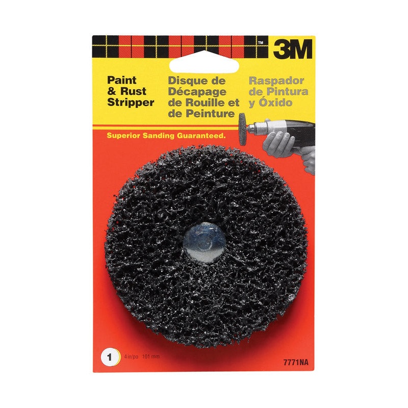 3M 4 in. Dia. Black Oxide Paint and Rust Stripper 1/4 in.