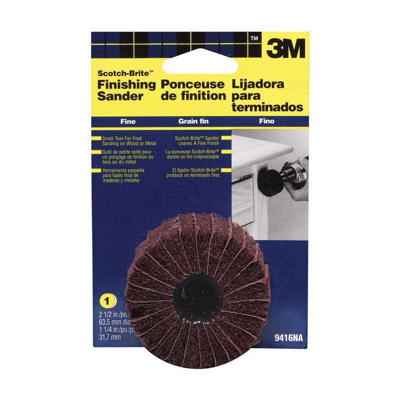 3M Scotch-Brite 2-1/2 in. Dia. Sanding Disc Fine 1 pk