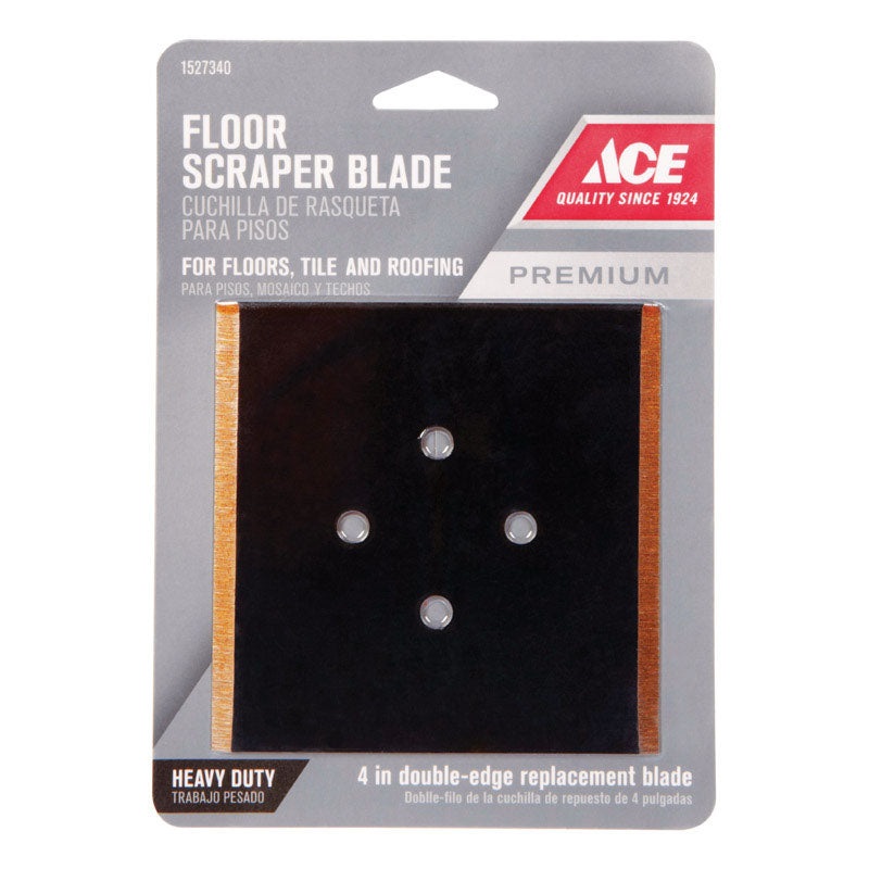Ace 4 in. W Floor Scraper Steel Scraper Blade