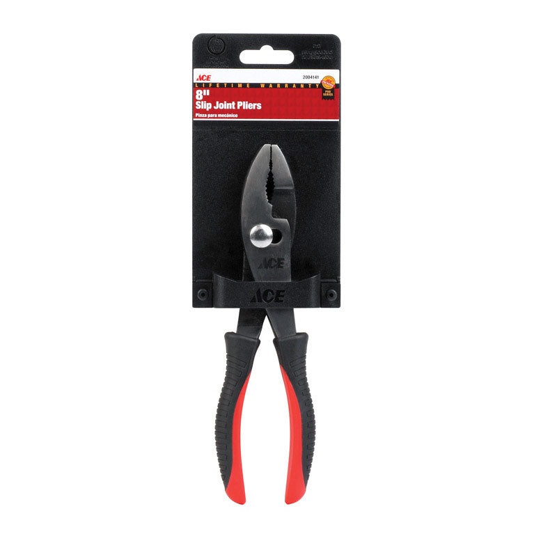 Ace 8 in. L Slip Joint Pliers