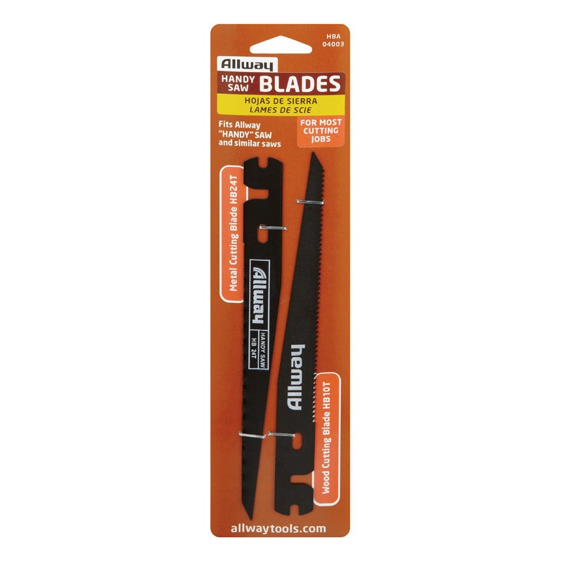 Allway 7.5 in. L 24 TPI Hand Handy Saw Blade Steel