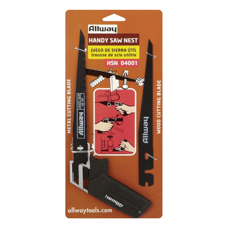 Allway Hand Saw 7-1/2 in. L Plastic Handle