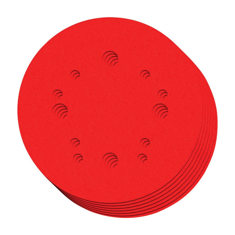 Diablo 5 in. Dia. Sanding Disc Kit Assorted Hook and Loop 7 pc.