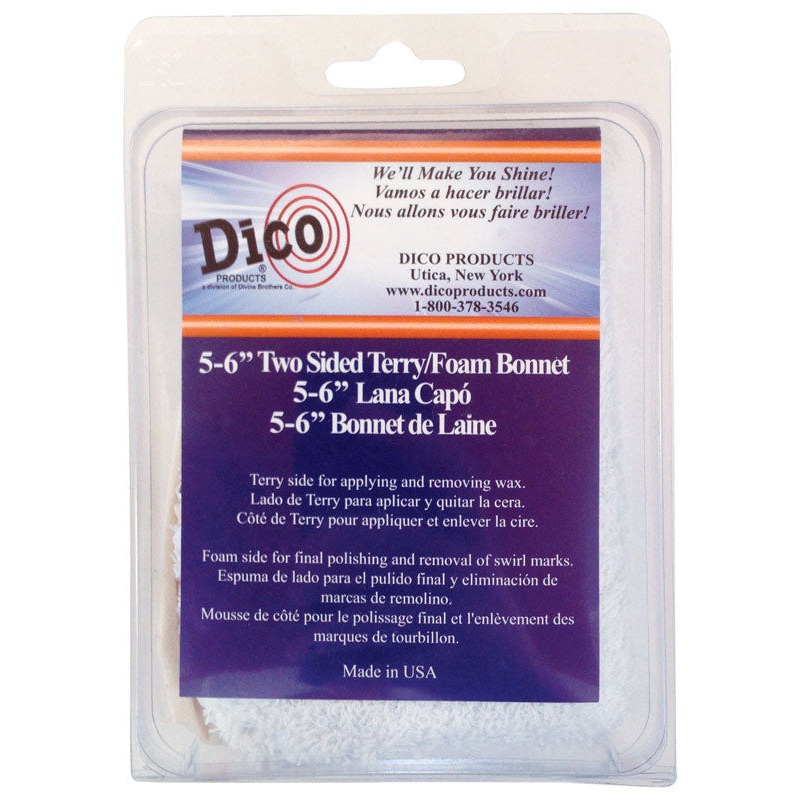 Dico 6 in. Dia. Synthetic Polishing Bonnet