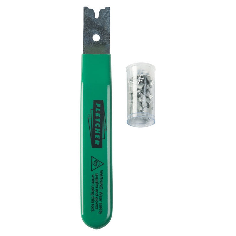 Fletcher PushMate Window Glazing Tool 1 in. W x 6 in. L Chrome Metal