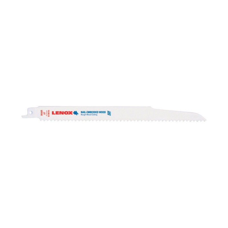 Lenox 9 in. L 6 TPI Bi-Metal Reciprocating Saw Blade 1 pk