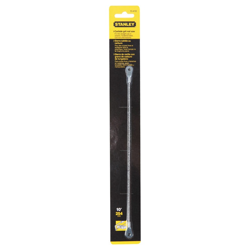 Stanley 10 in. L Grit Rod Grit Rod Saw Blade Carbide