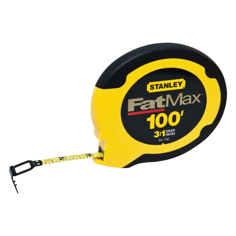 Stanley FatMax Tape Measure 3/8 in. W x 100 ft. L