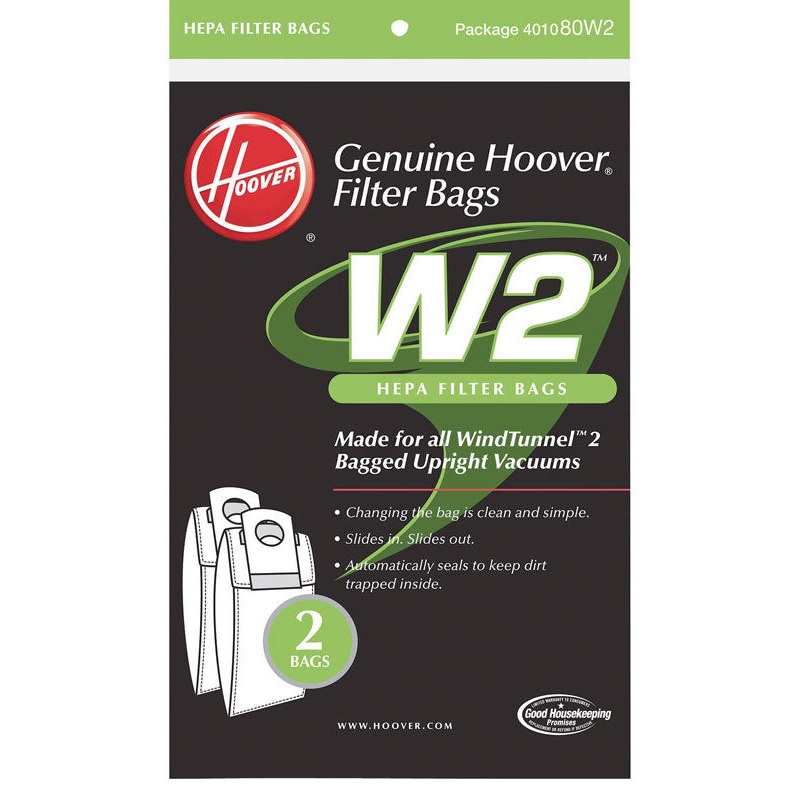 Hoover Windtunnel 2 Hepa Vacuum Bag HEPA Style W2 Made for all Windtunnel 2 bagged upright vacuums B