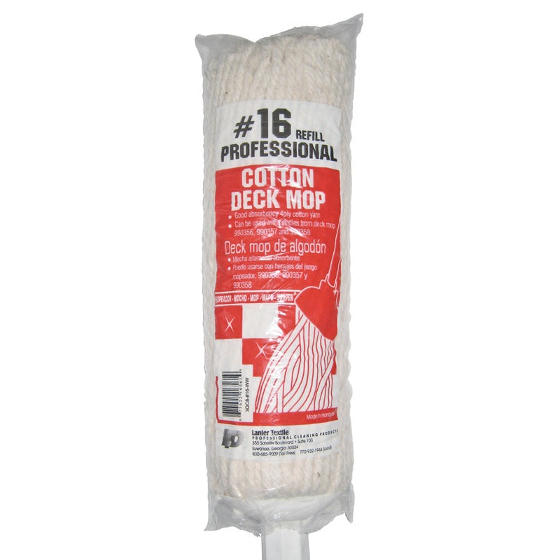 Lanier #16 Mop Refill Cotton 1 pk