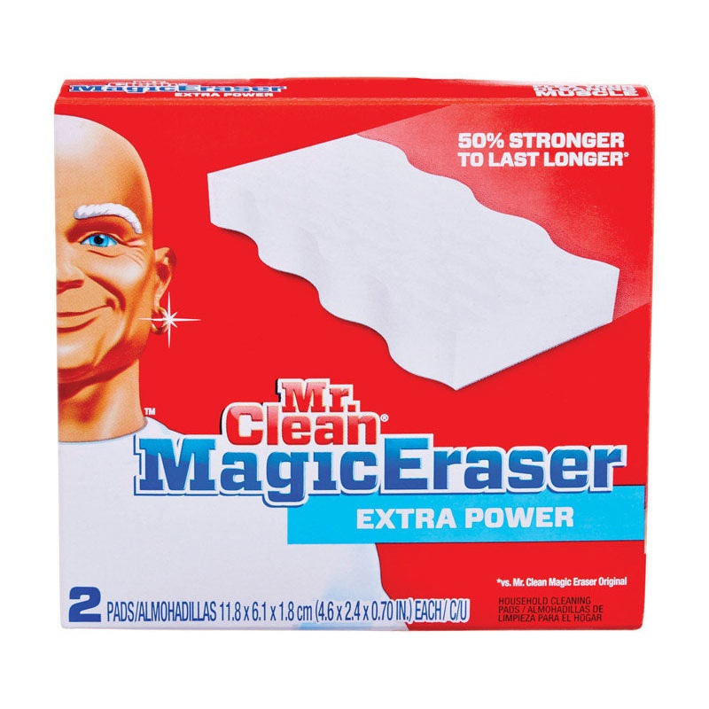 Mr. Clean For Multi-Purpose Extra Power Magic Eraser 2.4 in. W x 4.6 in. L 2 pk