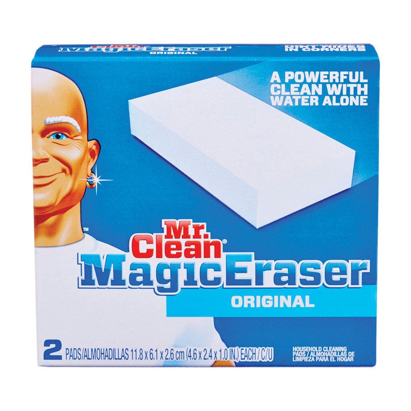 Mr. Clean For Multi-Purpose Magic Eraser 2.4 in. W x 4.6 in. L 2 pk