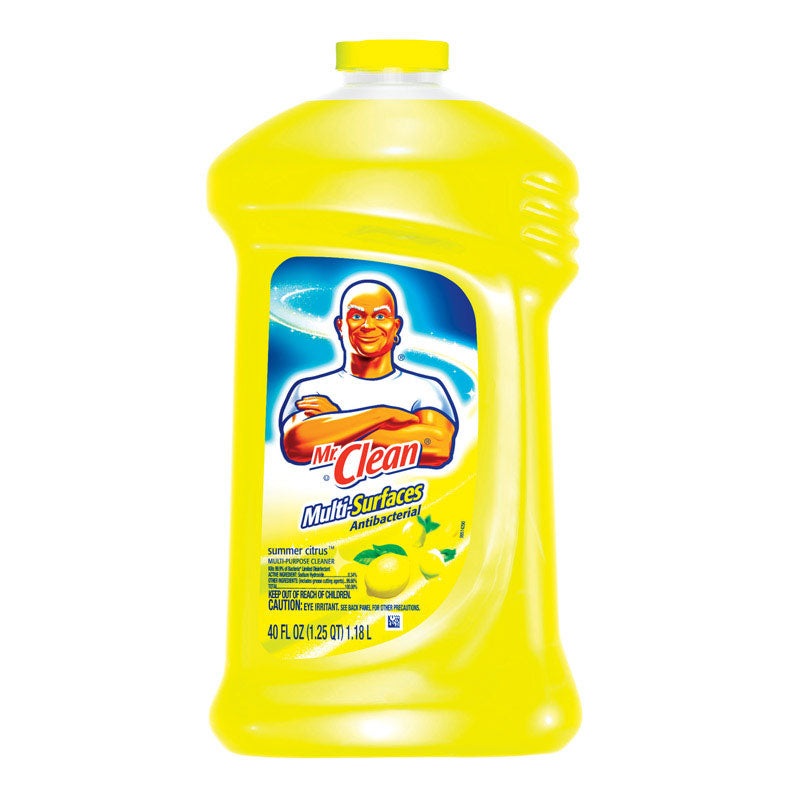 Mr. Clean Summer Citrus Scent All Purpose Cleaner 40 oz. Liquid For Multi-Surface