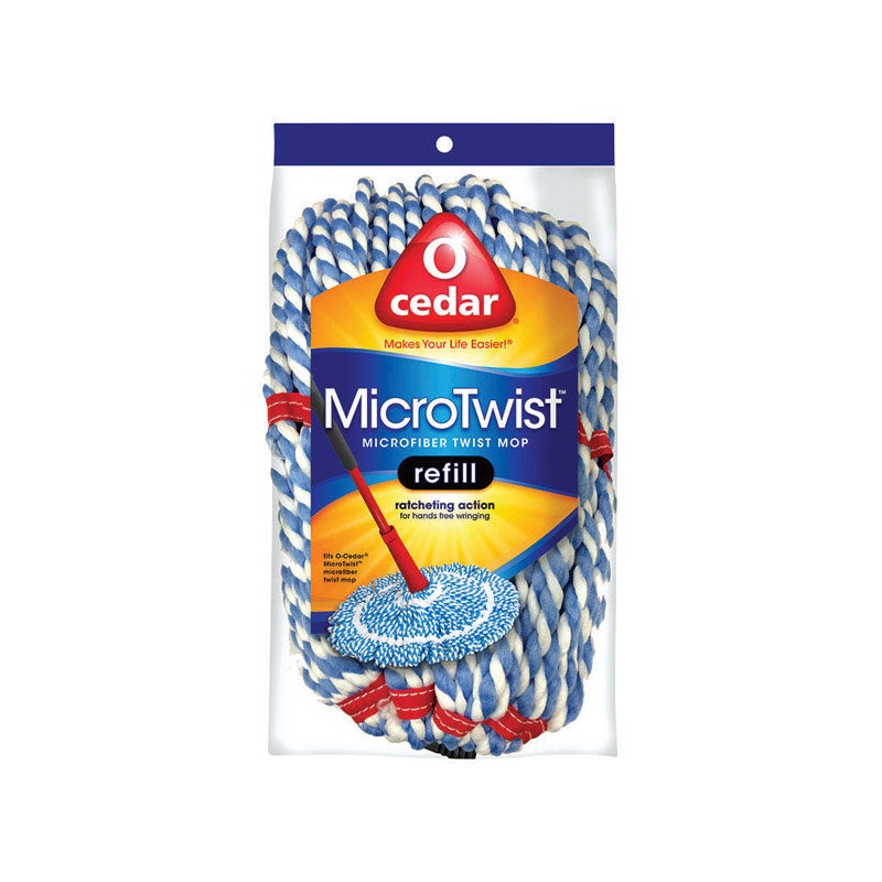 O-Cedar MicroTwist 4 x 5.4 x 12 Mop Refill Microfiber 1 pk