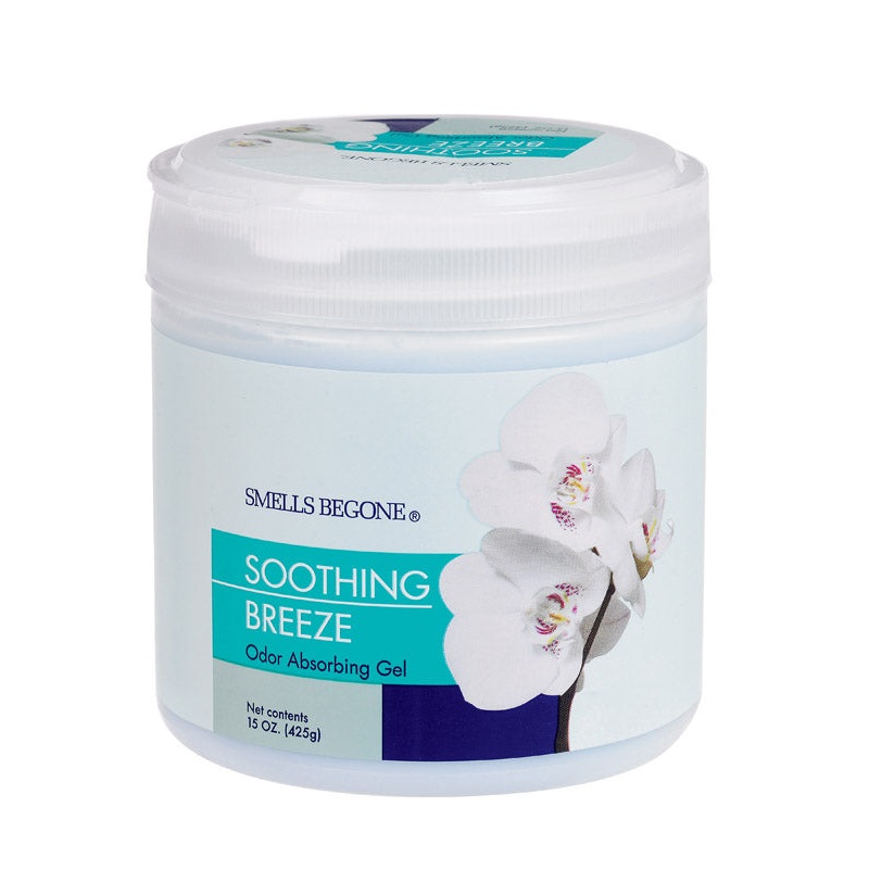Smells Begone 15 oz. Soothing Breeze Scent Odor Absorbing Gel