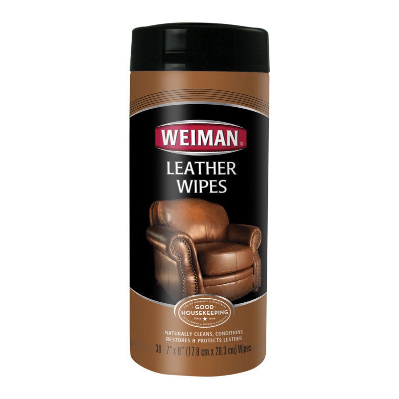 Weiman 30 count Leather Wipes