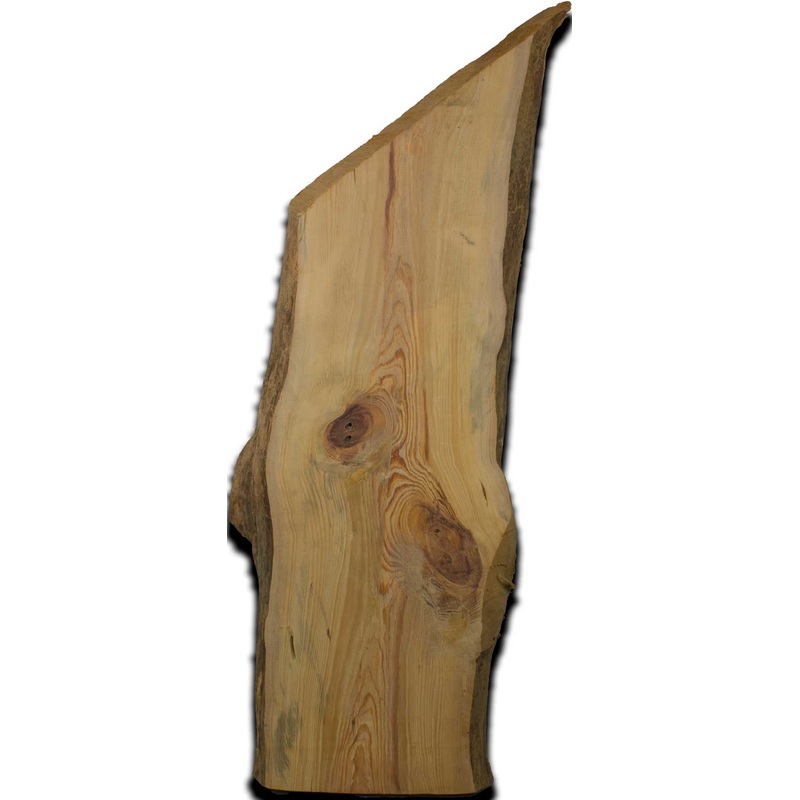Dade County Pine Live Edge Wood Slab 3 In. x 14 In. x 36 In.