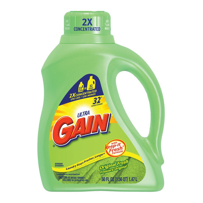 Gain 50 oz. Fresh Scent Liquid Laundry Detergent