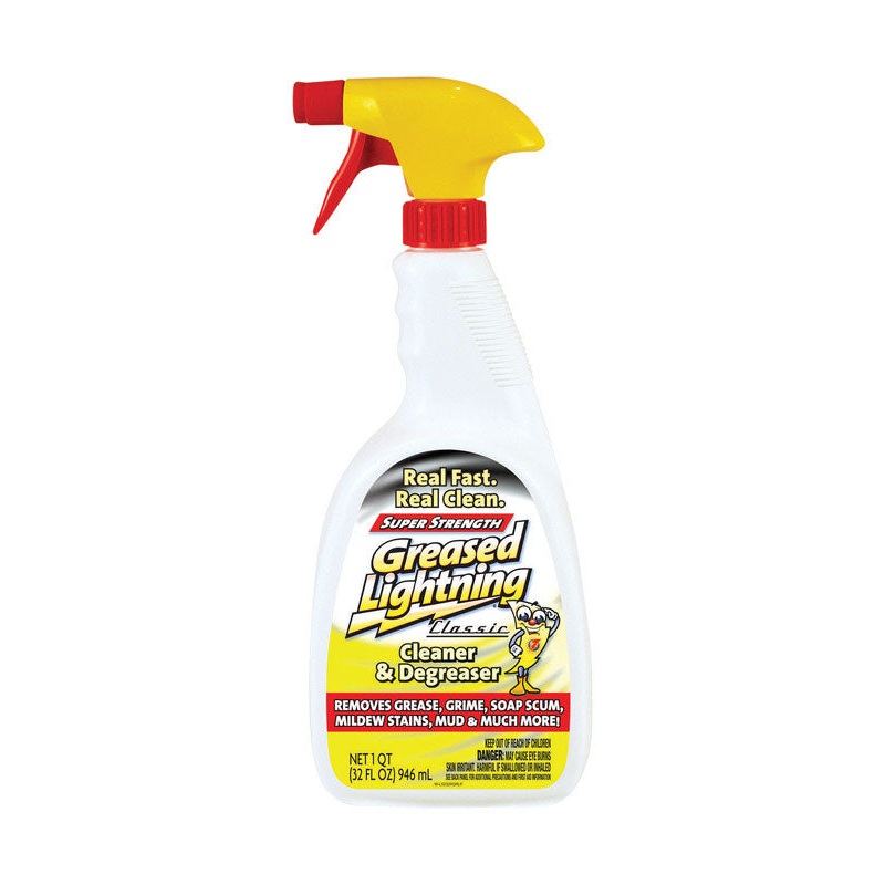 Greased Lightning Lemon Scent Cleaner and Degreaser 32 oz. Trigger Spray Bottle