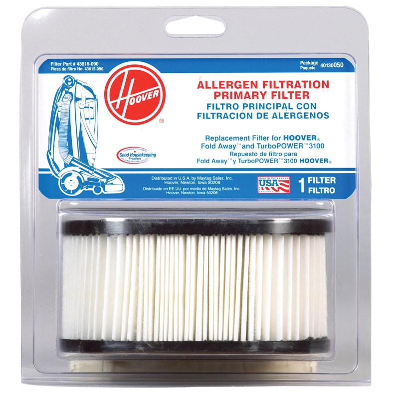 Hoover Vacuum Filter Cartridge Allergen For Hoover Clamshell 1 / Pack Hoover