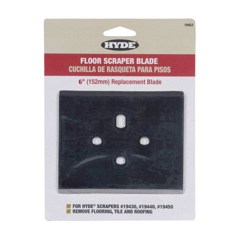 Hyde 6 in. W Floor Scraper Carbon Steel Scraper Blade