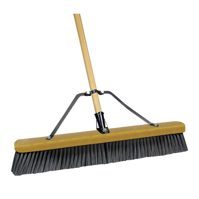 Job Site Rough Surface Push Broom 24 in. W x 60 in. L x 3 in. L