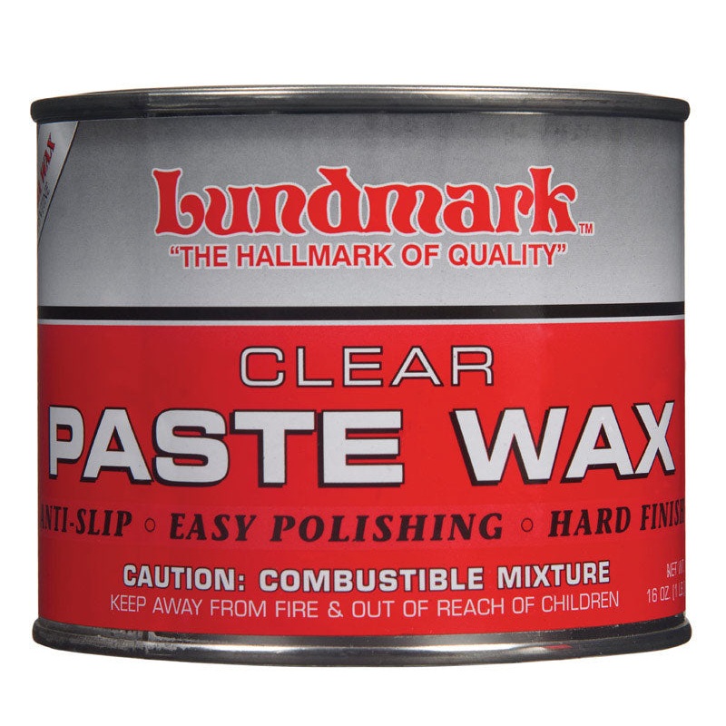 Lundmark Clear Paste Wax Floor Wax 16 oz.