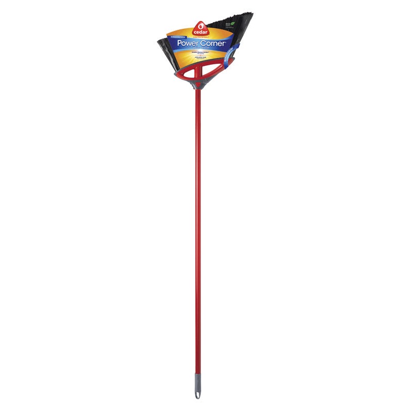 O-Cedar Power Corner Angle Broom 11 in. W