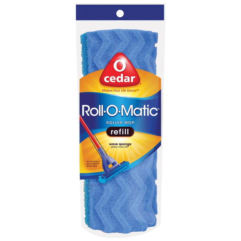 O-Cedar Roll-O-Matic 8-1/2 Mop Refill Sponge 1 pk